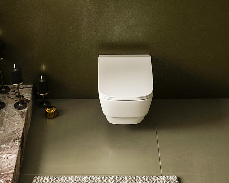 Чаша для унитаза подвесного Dreja Enzo 88.0001 белый