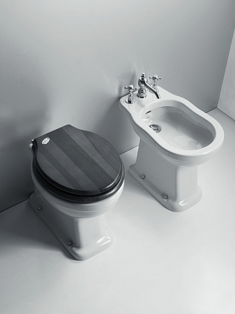 Биде напольное Simas Londra LO 923 bia с 1 отверстием под смеситель, белый