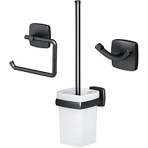 Набор аксессуаров для ванной Am.Pm GEM AK90T2003B черный матовый