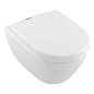 Чаша для унитаза подвесного Villeroy & Boch Subway 2.0 5614A1R1 альпийский белый CeramicPlus