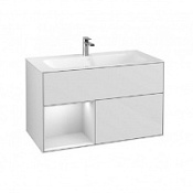Тумба под раковину Villeroy & Boch Finion F030MTGF 100 белый глянцевый