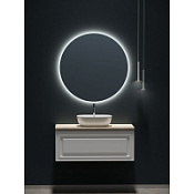 Мебель для ванной со столешницей Sancos Very 100 VR100W+TT100A2X Bianco/Kreman