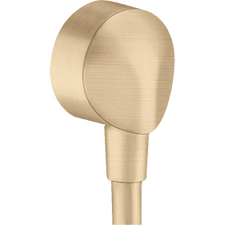 Шланговое подключение Hansgrohe Fixfit 27454140 шлифованная бронза