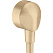 Шланговое подключение Hansgrohe Fixfit 27454140 шлифованная бронза
