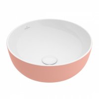 Раковина Villeroy & Boch Artis 417943BCT0 43х43 см, Powder пудровый