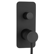 Смеситель IB Rubinetterie Industria EID310NP_13 для ванны с душем, черный матовый