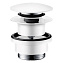 Донный клапан для раковины Hansgrohe 50100700 Push-Open белый матовый - фото 1