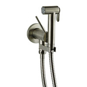Гигиенический душ со смесителем Gattoni RT010NS никель шлифованный