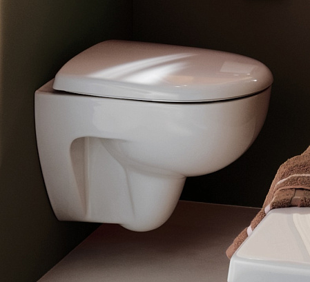 Комплект Geberit Renova Nr.1 500.124.TC.R инсталляция + унитаз подвесной + крышка-сиденье +клавиша