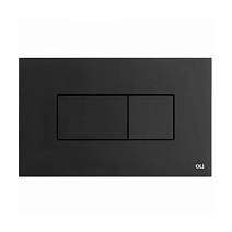 Кнопка смыва Oli Karisma 641015 черный soft-touch