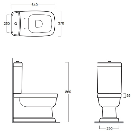 Бачок для унитаза Simas Evolution EVO 09 bia белый