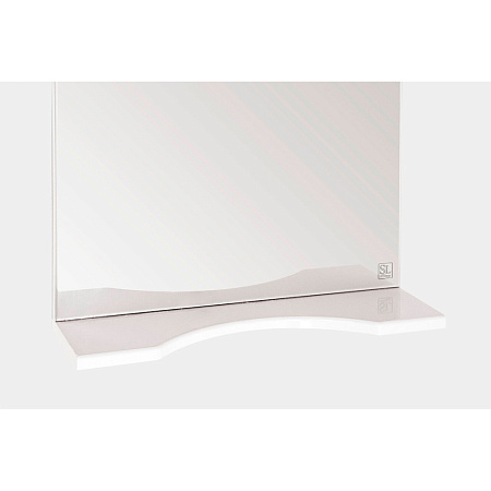 Зеркало Style Line Инга 50x74.6 с подсветкой, белый глянцевый