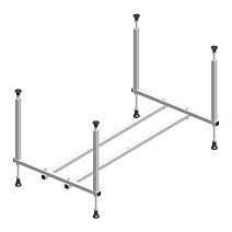 Каркас для ванны Timo Ritta KT12 120x70 белый