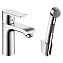 Смеситель с гигиеническим душем Hansgrohe Metris 31285000 для раковины, хром - фото 1