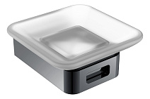 Мыльница Boheme Q 10943-SGM оружейная сталь глянцевая