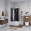 Душевая кабина Niagara Eco E90/70/40L/TN/BK 90x70x195 L стекло тонированное/профиль серебро - фото 3