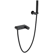 Смеситель Boheme Stick 123-BB.2 для ванны, ручка Touch, черный