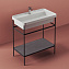 Консоль с раковиной ArtCeram Fuori Scala ACA057 17 42х77 matt black