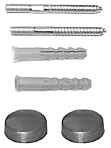 Комплект креплений Tiffany World Bristol TWBRF105 для унитаза/биде, хром