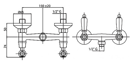 Смеситель Cezares Diamond DIAMOND-DS-01-Sw для душа