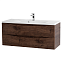 Тумба с раковиной BelBagno Marino MARINO-1200-2C-SO-RW-P 120 rovere moro