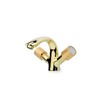 Смеситель Boheme Royal Cristal 291-Royal/CRST для раковины, золото