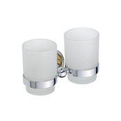 Стакан Bemeta Retro 144210028 двойной золото/хром