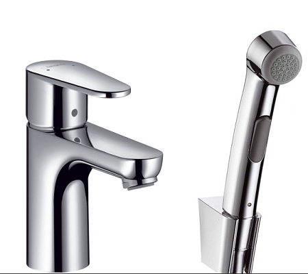 Смеситель с гигиеническим душем Hansgrohe Talis E 31165000 для раковины, хром