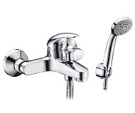 Смеситель WasserKRAFT Isen 2601 для ванны с коротким изливом, хром