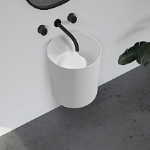 Раковина подвесная ABBER Stein AS2624 белый матовый