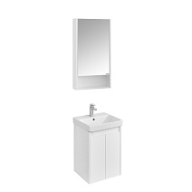 Мебель для ванной Aquaton Сканди 1A278701SD010 45 с дверками, белый/белый матовый Мебель для ванной Aquaton Сканди 1A278701SD010 45 с дверками, белый/белый матовый