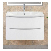 Тумба с раковиной BelBagno Acqua ACQUA-900-2C-SO-BL 90 подвесная, Bianco Lucido