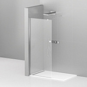 Душевая перегородка Cezares Liberta LIBERTA-L-1-80-120-C-Cr прозрачное стекло