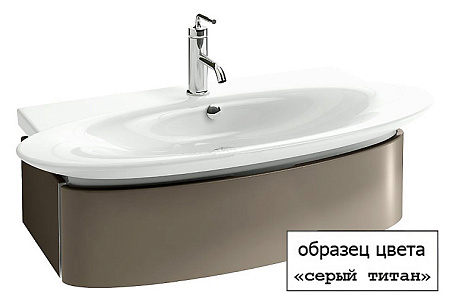 Тумба для комплекта Jacob Delafon Presquile EB1101-N21 130 см, 1 ящик, серый титан