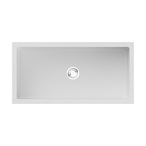 Кухонная мойка Omoikiri Mikura 91-WH 46x91x25.4 белый глянцевый