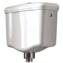 Бачок для унитаза с низкой трубой Kerasan Waldorf 418201 с отверстием для кнопки, белый