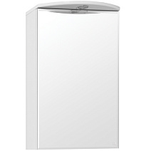 Шкаф-зеркало Style Line Альтаир 40x68.4 с подсветкой, белый глянцевый