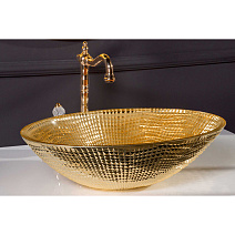 Раковина Armadi Art 814 51x34,5 золото