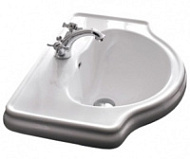 Раковина Kerasan Retro 103001*1 62 с 1 отверстием под смеситель, белый