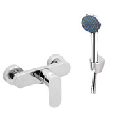 Смеситель AQG VENT-i2 01VE2302CR для ванны, с душевым гарнитуром, хром