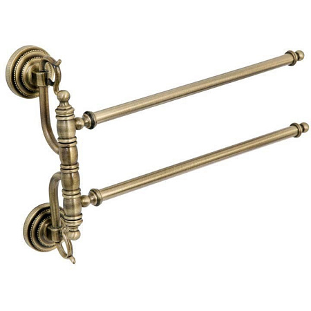Полотенцедержатель Boheme Barocco 10666 двойной, бронза