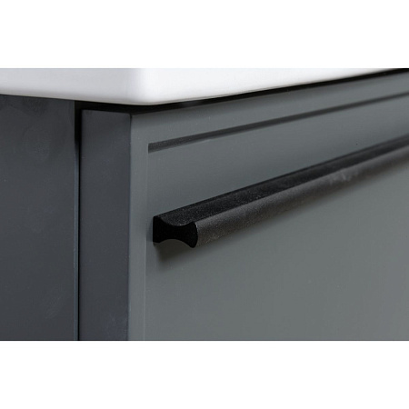 Тумба под раковину La Fenice Elba TWIN FNC-01-ELB-G-90-2 два ящика, Grigio серый матовый