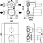 Смеситель Paffoni Tilt TI019NO/M для душа, черный - фото 2