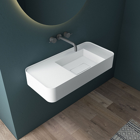 Раковина Vincea VWB-6S412MW 120x40x15 белый матовый