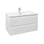 Тумба с раковиной Jacob Delafon Madeleine EB2053-J51 80 белый матовый - фото 1