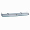 Полка WasserKRAFT K-555 стеклянная, хром