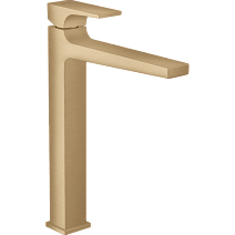 Смеситель Hansgrohe Metropol 260 32512140 для раковины, с клапаном push-open, шлифованная бронза