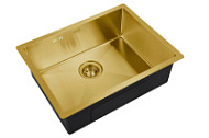 Мойка кухонная Zorg Inox Pvd SZR-5844 BRONZE бронза