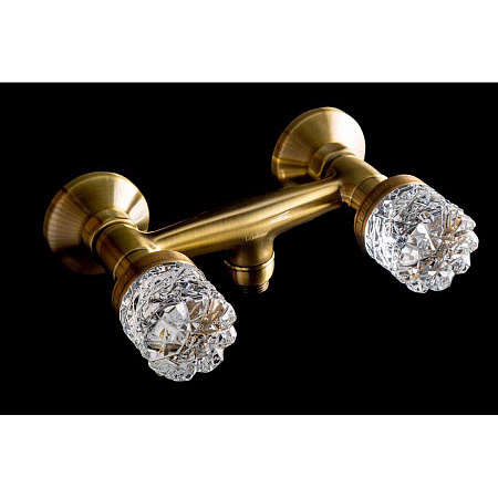 Смеситель Boheme Crystal 314-CRST для душа, бронза