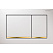 Кнопка смыва Geberit Omega 30 115.080.KK.1 белый, золото